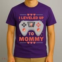 I Leveled Up To Mommy Gamer T-Shirt thumb 3