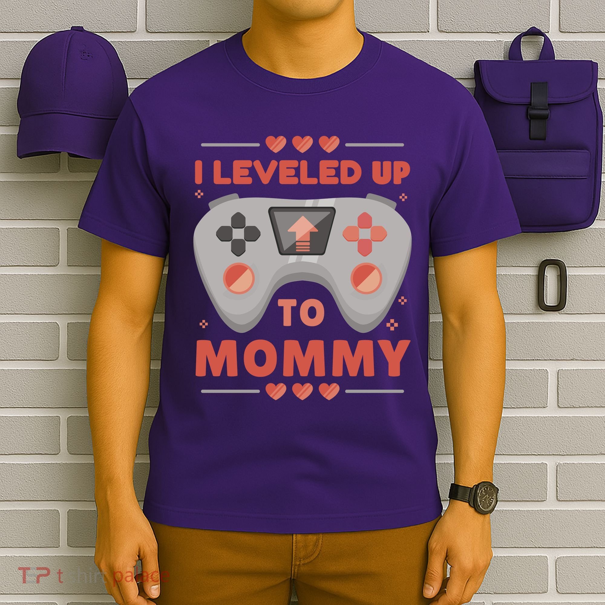 I Leveled Up To Mommy Gamer T-Shirt