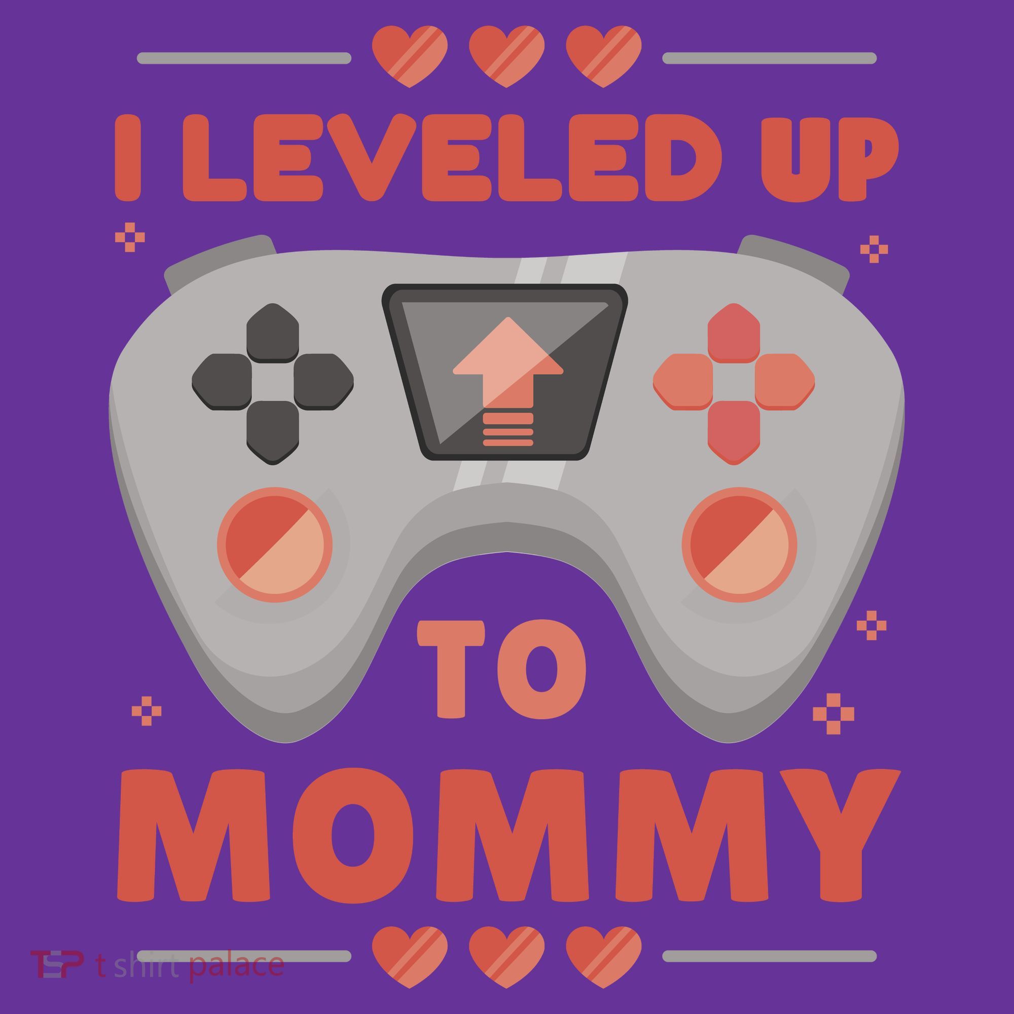 I Leveled Up To Mommy Gamer Toddler Hoodie