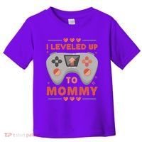 I Leveled Up To Mommy Gamer Toddler T-Shirt thumb 0
