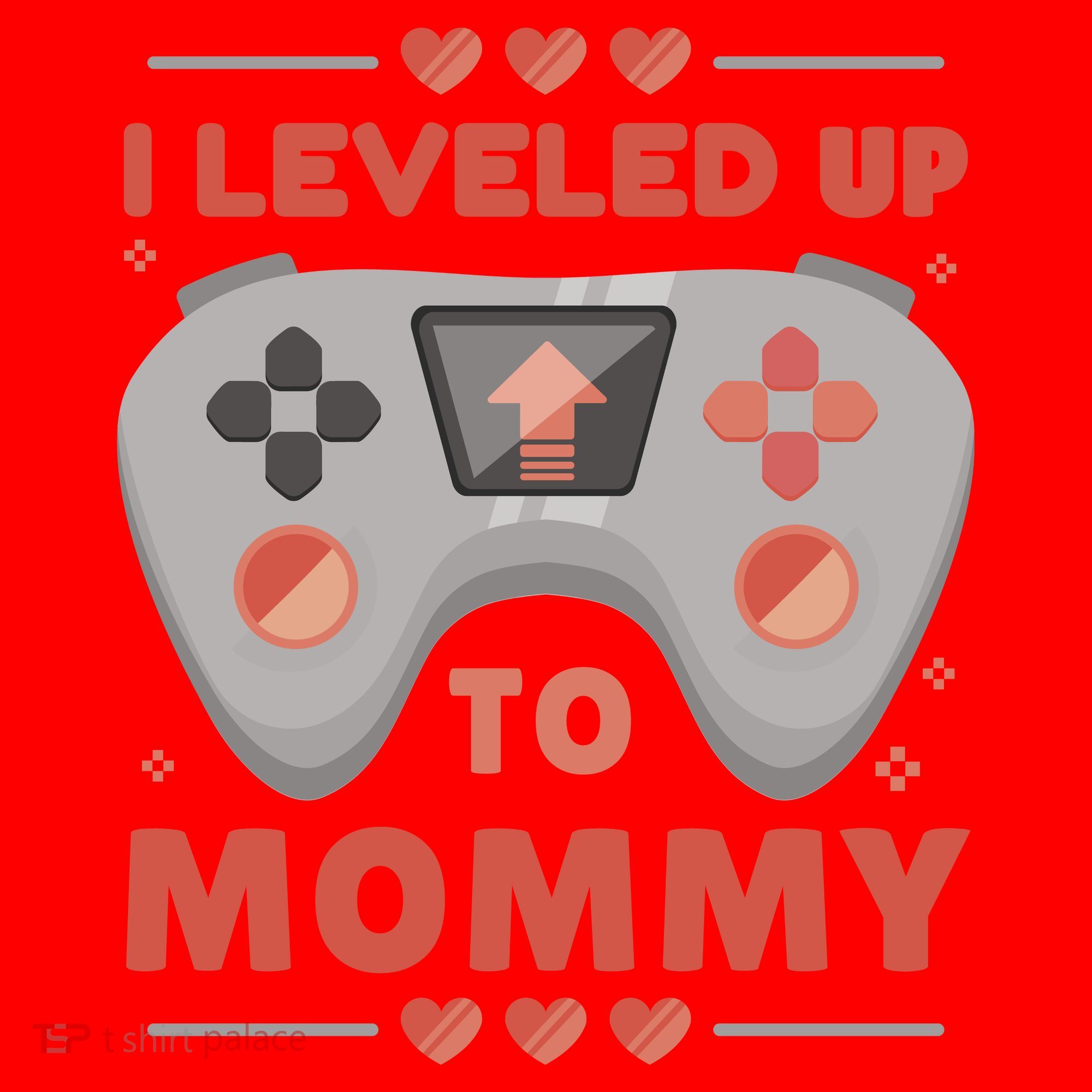 I Leveled Up To Mommy Gamer Santa Hat
