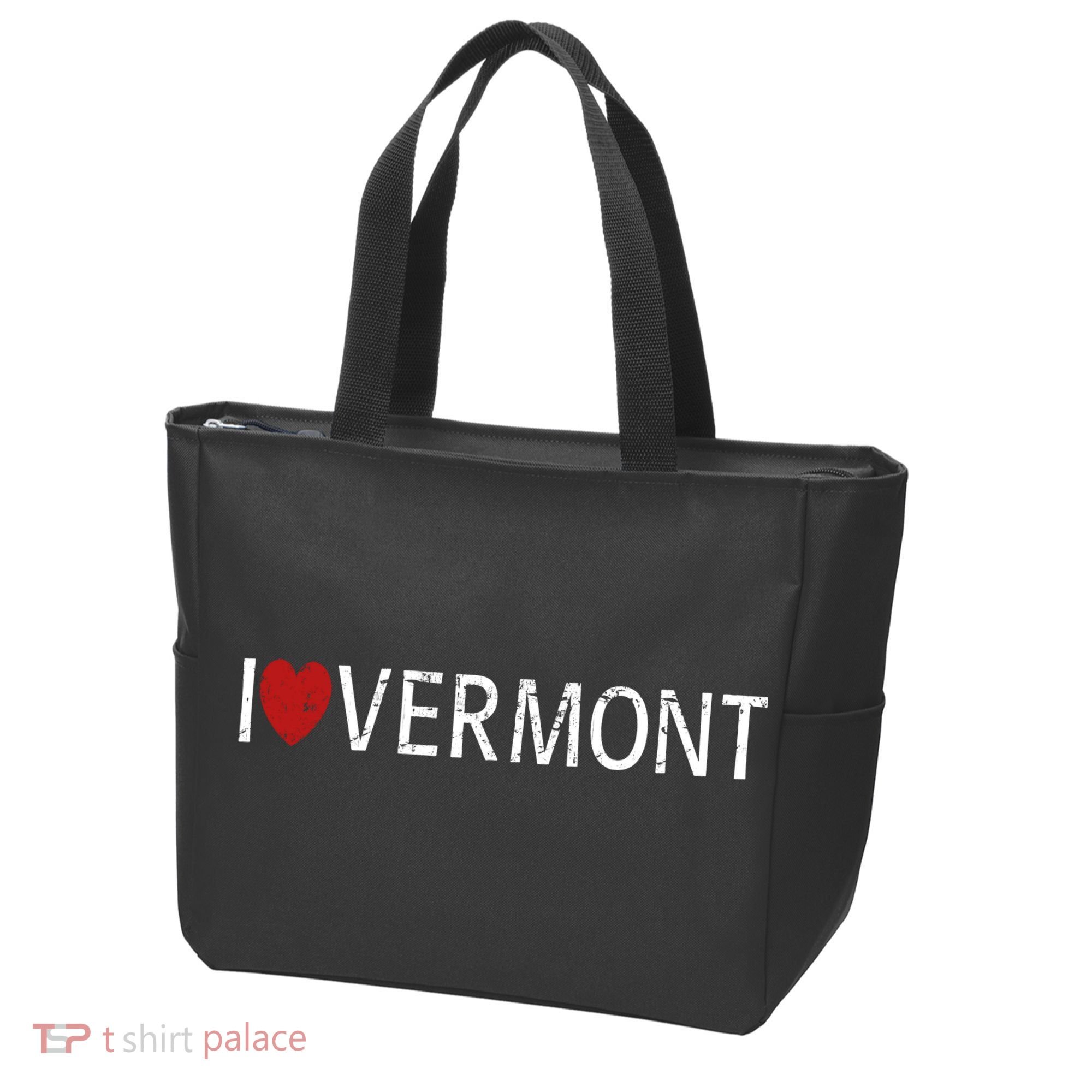 I Love Vermont Tote Bag