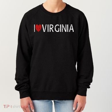 I Love Virginia Women's Sweatshirt
