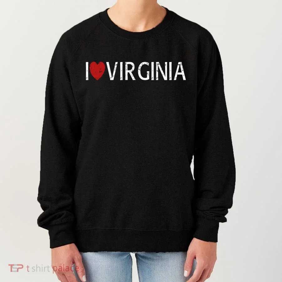 I Love Virginia Women's Sweatshirt
