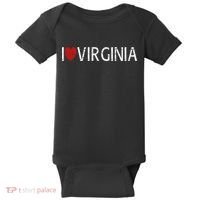 I Love Virginia Baby Bodysuit thumb 0