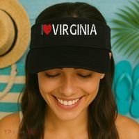 I Love Virginia Visor thumb 2