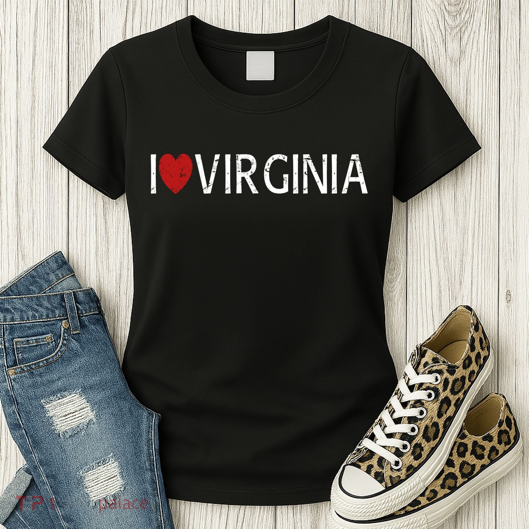 I Love Virginia Women's T-Shirt