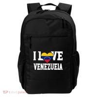 I Love Venezuela Flag Patriotic Throwback Souvenir Funny Gift Backpack thumb 0