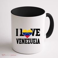 I Love Venezuela Flag Patriotic Throwback Souvenir Funny Gift Coffee Mug thumb 1