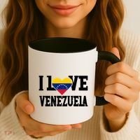 I Love Venezuela Flag Patriotic Throwback Souvenir Funny Gift Coffee Mug thumb 3