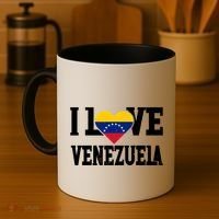 I Love Venezuela Flag Patriotic Throwback Souvenir Funny Gift Coffee Mug thumb 4