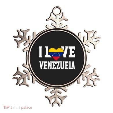 I Love Venezuela Flag Patriotic Throwback Souvenir Funny Gift Ornament
