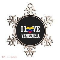 I Love Venezuela Flag Patriotic Throwback Souvenir Funny Gift Ornament thumb 0