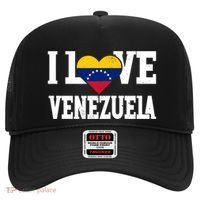 I Love Venezuela Flag Patriotic Throwback Souvenir Funny Gift Hat thumb 0