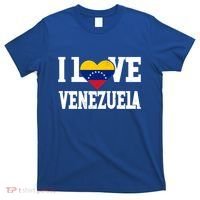 I Love Venezuela Flag Patriotic Throwback Souvenir Funny Gift T-Shirt thumb 0