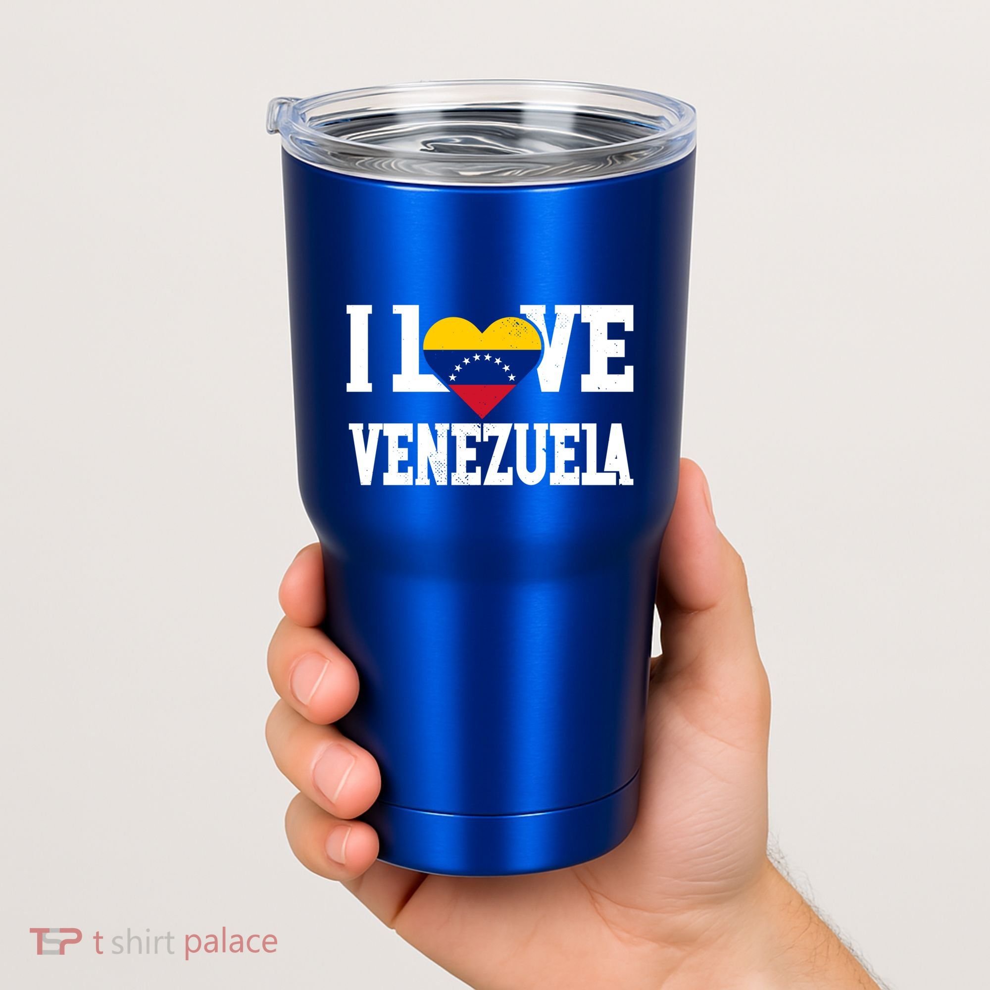 I Love Venezuela Flag Patriotic Throwback Souvenir Funny Gift Tumbler