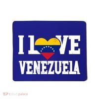 I Love Venezuela Flag Patriotic Throwback Souvenir Funny Gift Mousepad thumb 0