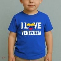 I Love Venezuela Flag Patriotic Throwback Souvenir Funny Gift Toddler T-Shirt thumb 2