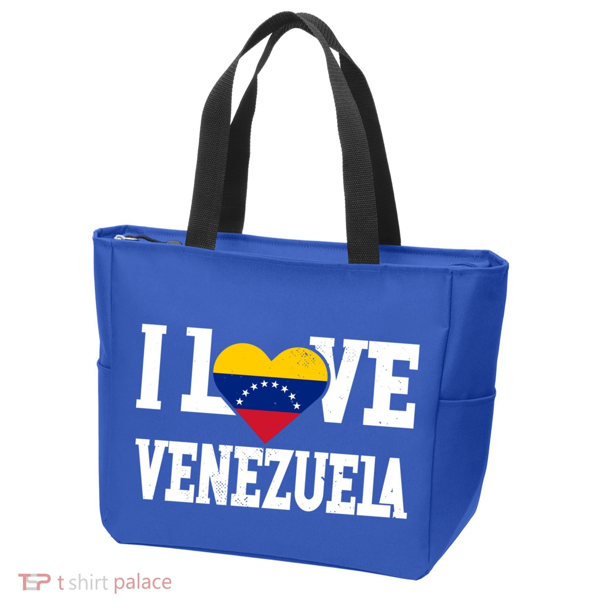 I Love Venezuela Flag Patriotic Throwback Souvenir Funny Gift Tote Bag