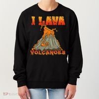 I Lava Volcanoes Geology Volcano Lover Women's Sweatshirt thumb 0