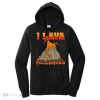 I Lava Volcanoes Geology Volcano Lover Women's Hoodie thumb 0