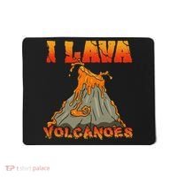 I Lava Volcanoes Geology Volcano Lover Mousepad thumb 0