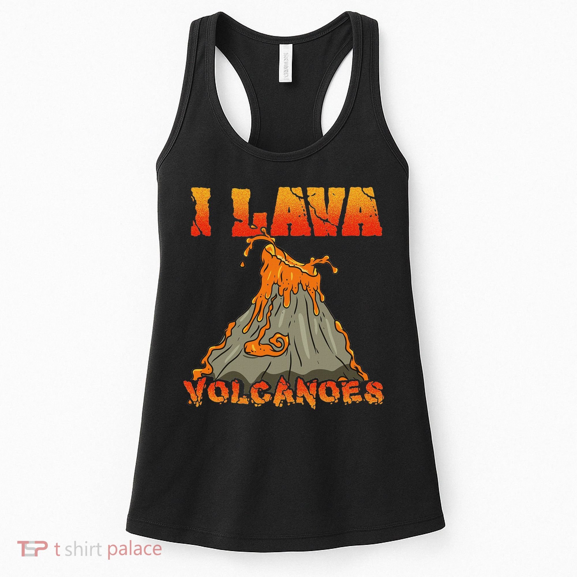 I Lava Volcanoes Geology Volcano Lover Women's Tank Top