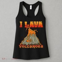 I Lava Volcanoes Geology Volcano Lover Women's Tank Top thumb 3