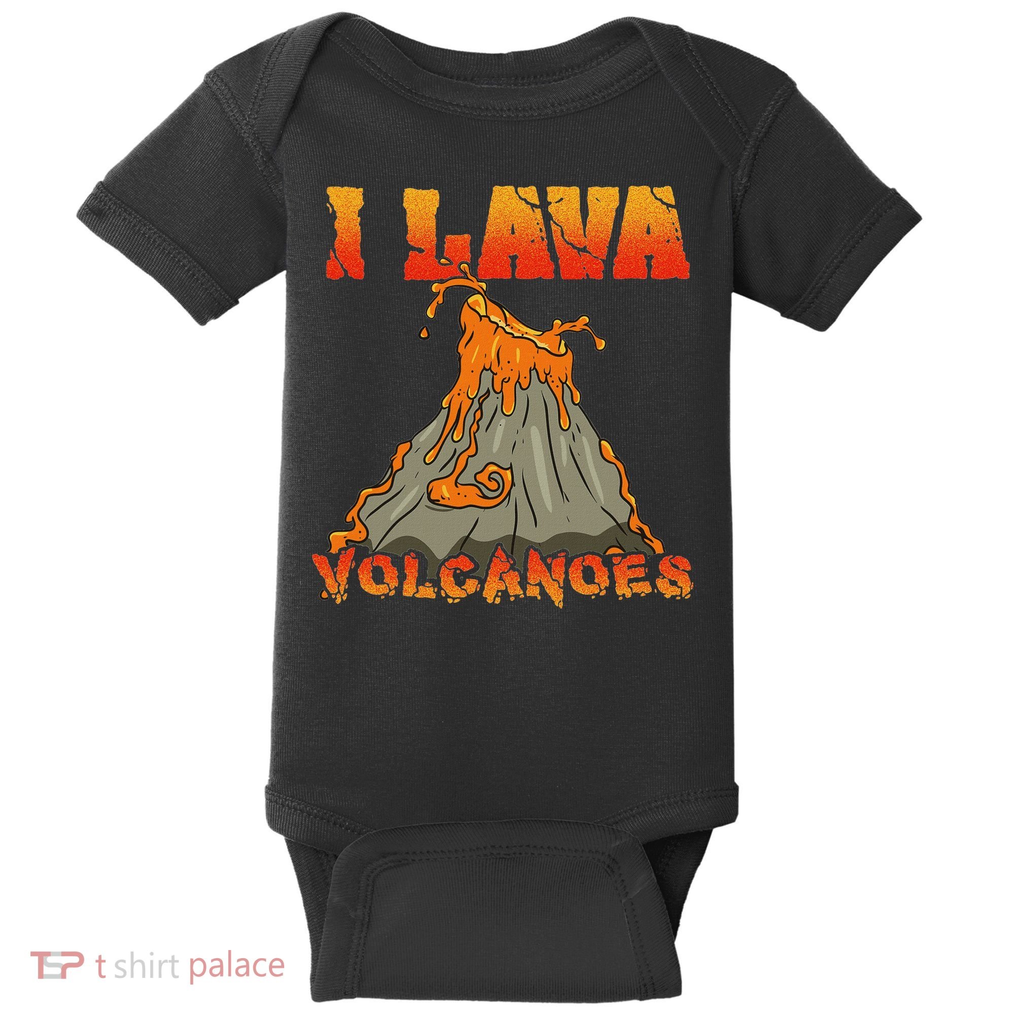 I Lava Volcanoes Geology Volcano Lover Baby Bodysuit