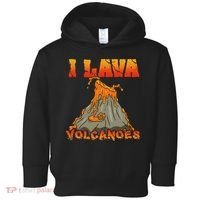 I Lava Volcanoes Geology Volcano Lover Toddler Hoodie thumb 0