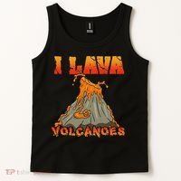 I Lava Volcanoes Geology Volcano Lover Tank Top thumb 2