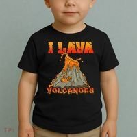 I Lava Volcanoes Geology Volcano Lover Toddler T-Shirt thumb 2