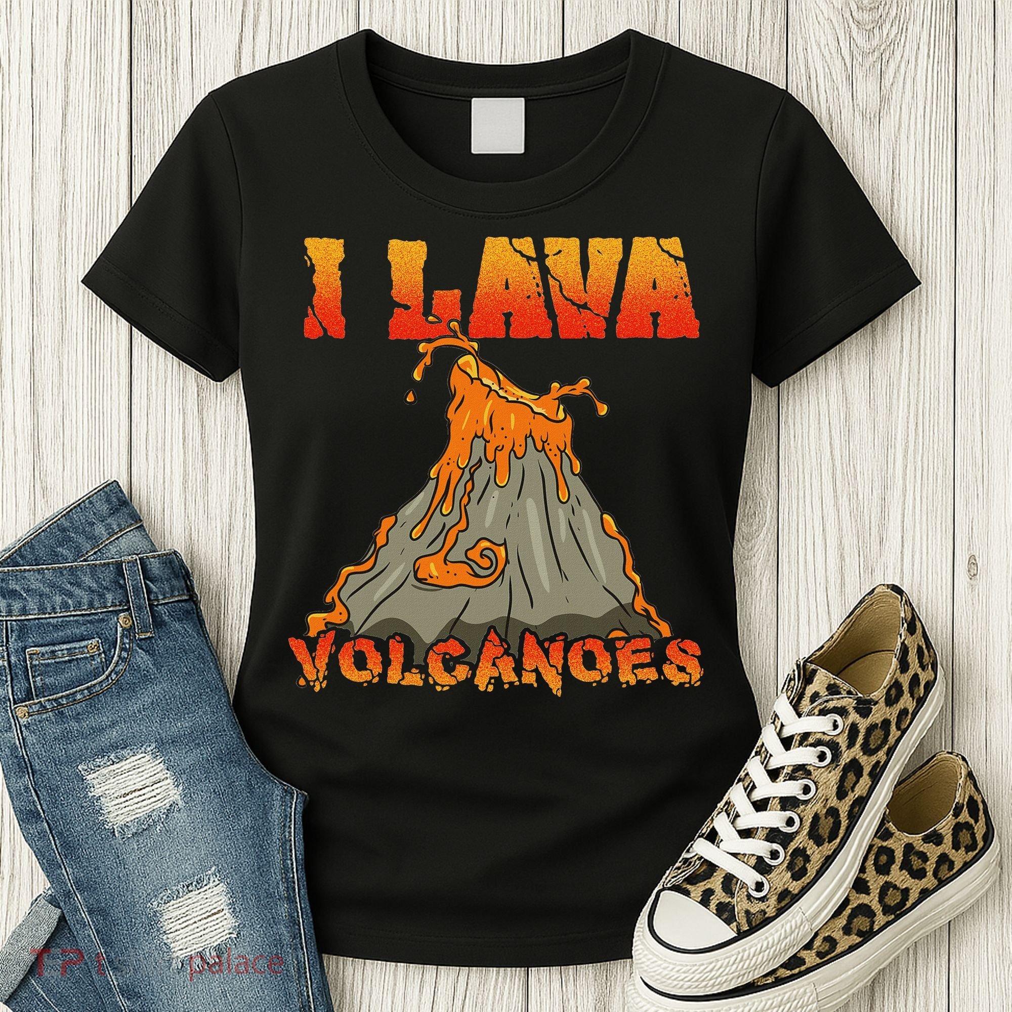 I Lava Volcanoes Geology Volcano Lover Women's T-Shirt