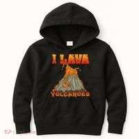 I Lava Volcanoes Geology Volcano Lover Kids Hoodie thumb 0