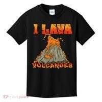 I Lava Volcanoes Geology Volcano Lover Kids T-Shirt thumb 0