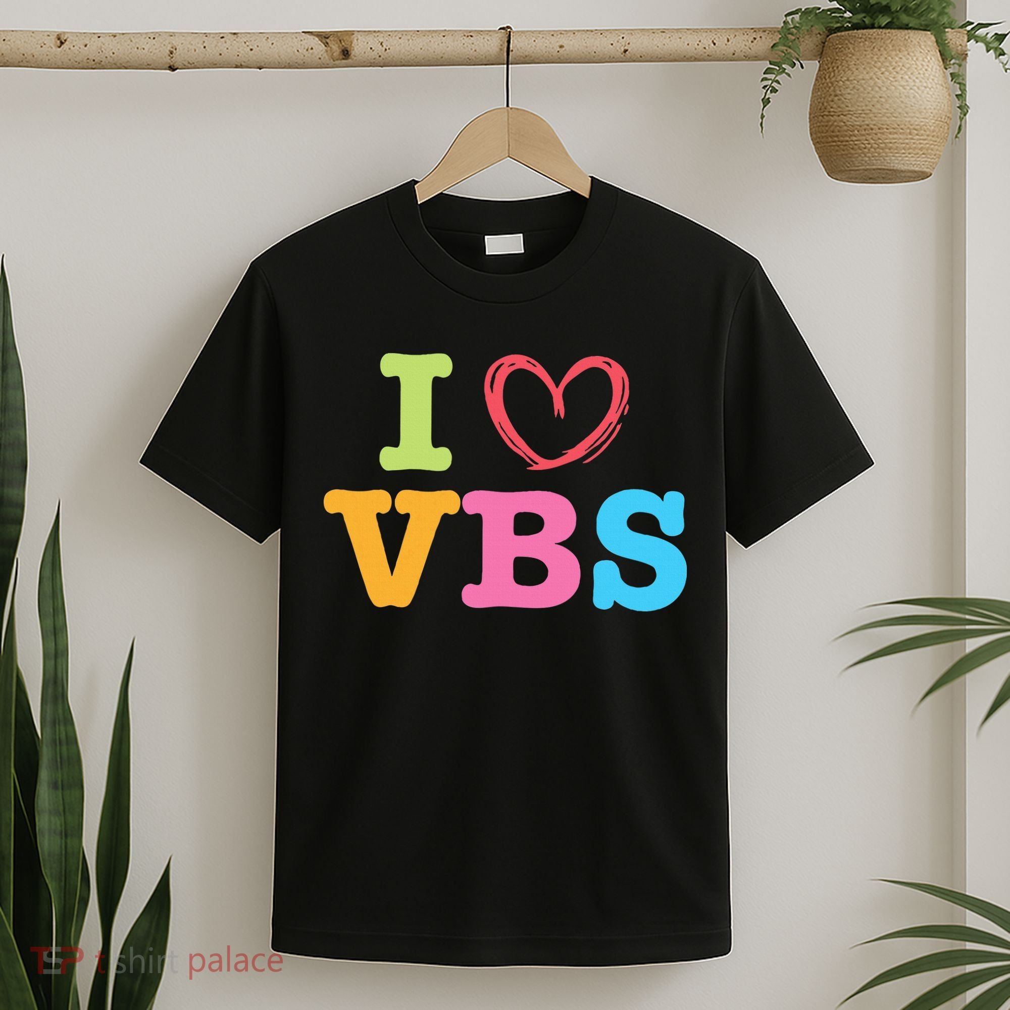 I Love Vbs I Heart Vacation Bible School Crew Bible Study T-Shirt