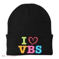 I Love Vbs I Heart Vacation Bible School Crew Bible Study Beanie thumb 0