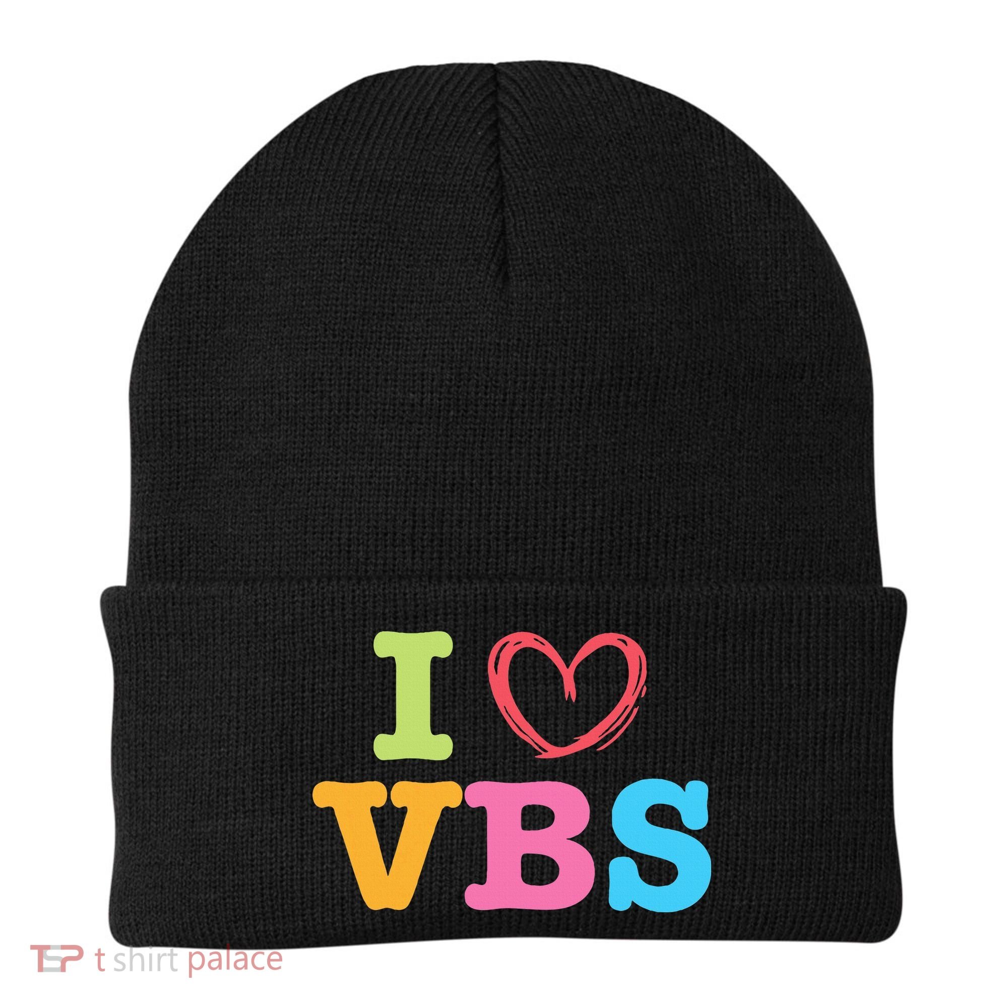 I Love Vbs I Heart Vacation Bible School Crew Bible Study Beanie