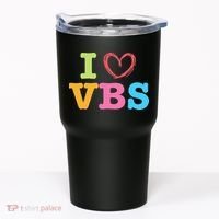 I Love Vbs I Heart Vacation Bible School Crew Bible Study Tumbler thumb 0