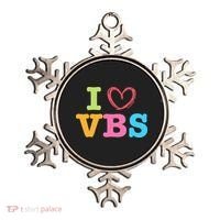 I Love Vbs I Heart Vacation Bible School Crew Bible Study Ornament thumb 0