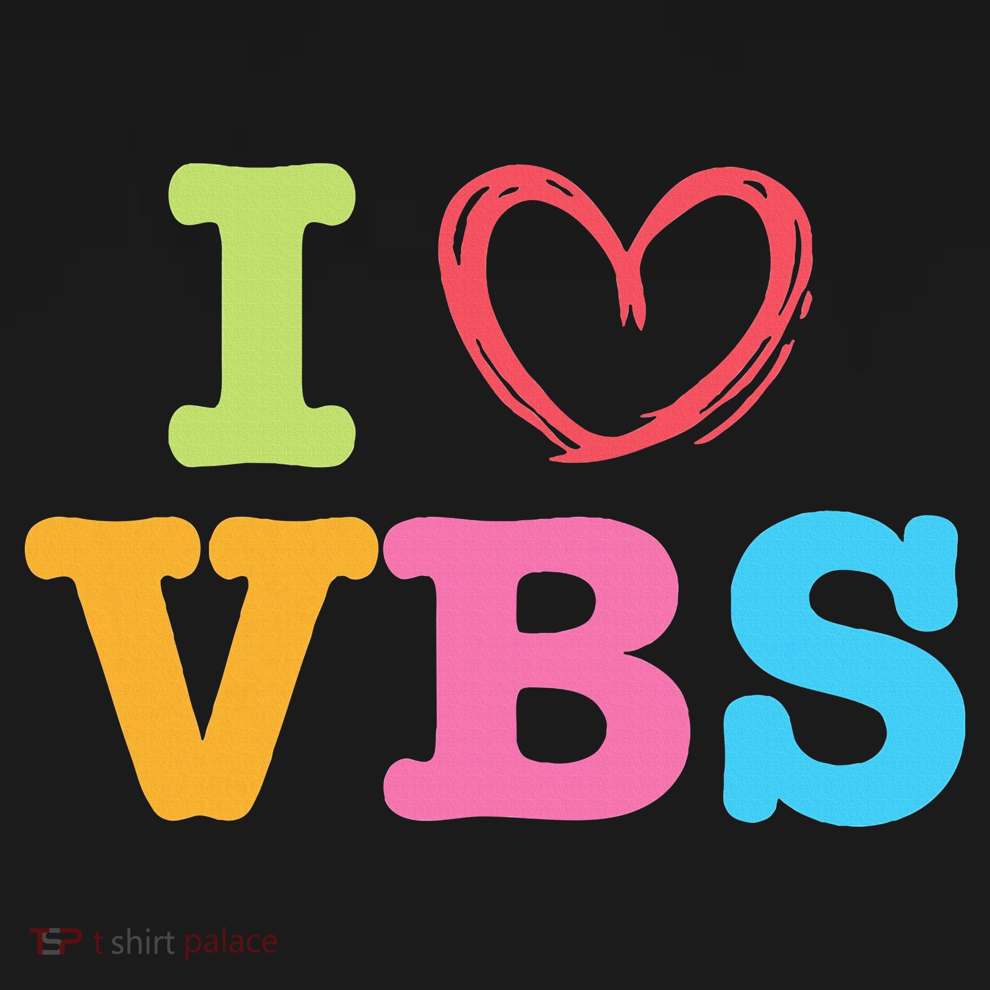 I Love Vbs I Heart Vacation Bible School Crew Bible Study Women's Tank Top