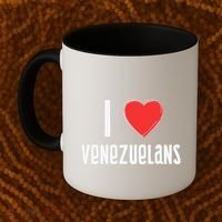 I Love Venezuelans Nationality Venezuela Coffee Mug thumb 2