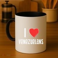 I Love Venezuelans Nationality Venezuela Coffee Mug thumb 4
