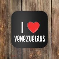 I Love Venezuelans Nationality Venezuela Coaster thumb 0