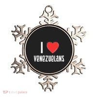 I Love Venezuelans Nationality Venezuela Ornament thumb 0