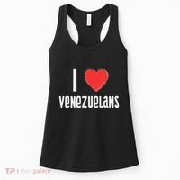 I Love Venezuelans Nationality Venezuela Women's Tank Top thumb 0