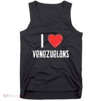 I Love Venezuelans Nationality Venezuela Tank Top thumb 0