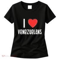 I Love Venezuelans Nationality Venezuela Women's T-Shirt thumb 0