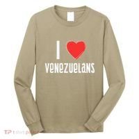 I Love Venezuelans Nationality Venezuela Long Sleeve Shirt thumb 0