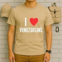 I Love Venezuelans Nationality Venezuela T-Shirt thumb 6